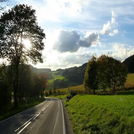 In Sauerland Nahe Winterberg Skifahren *